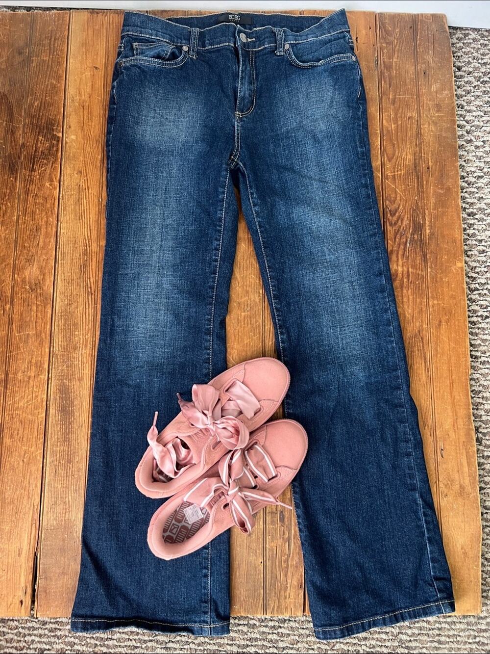 Vintage 90s BCBG Women’s Jeans low rise flare leg size 10